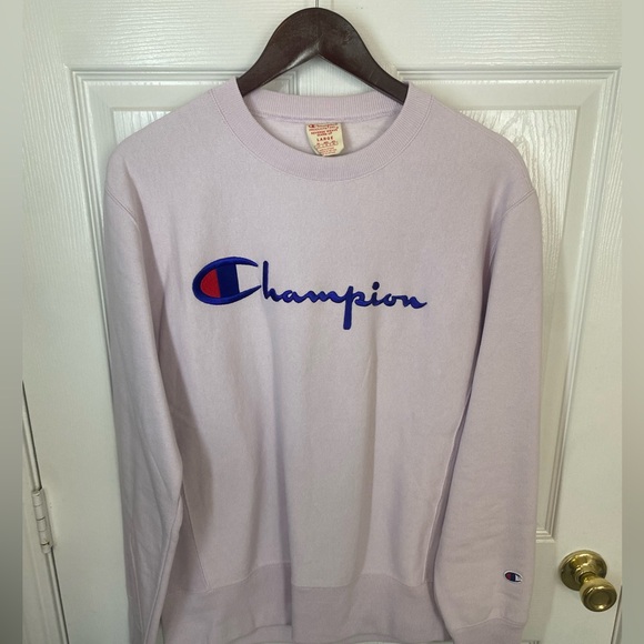 Champion reverse weave logo script sweatshirt - Picture 1 of 10